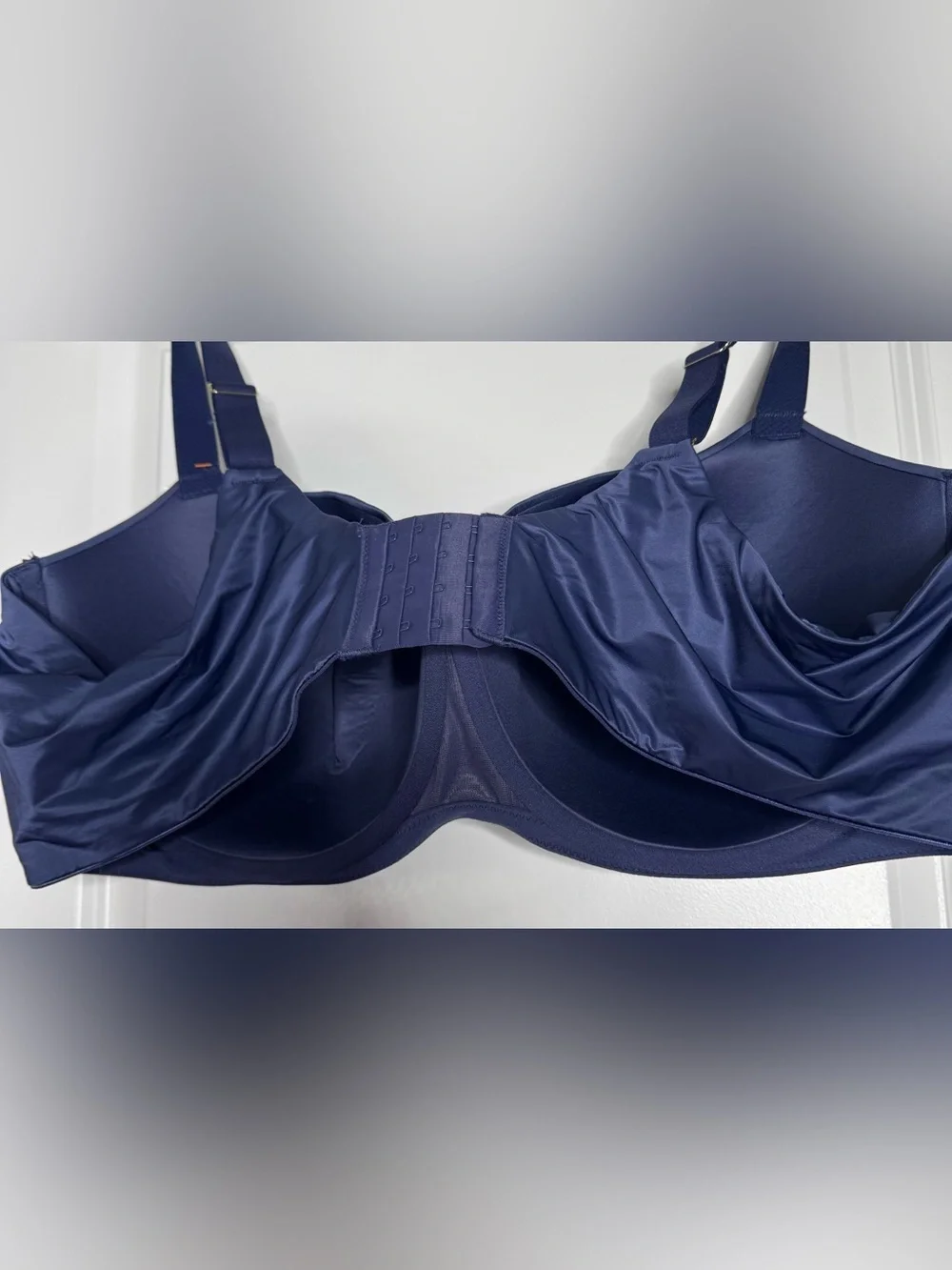 Joyspun full coverage smoothing wings Navy T-Shirt Bra size 46DDD 4 hooks comfy - Picture 4 of 5
